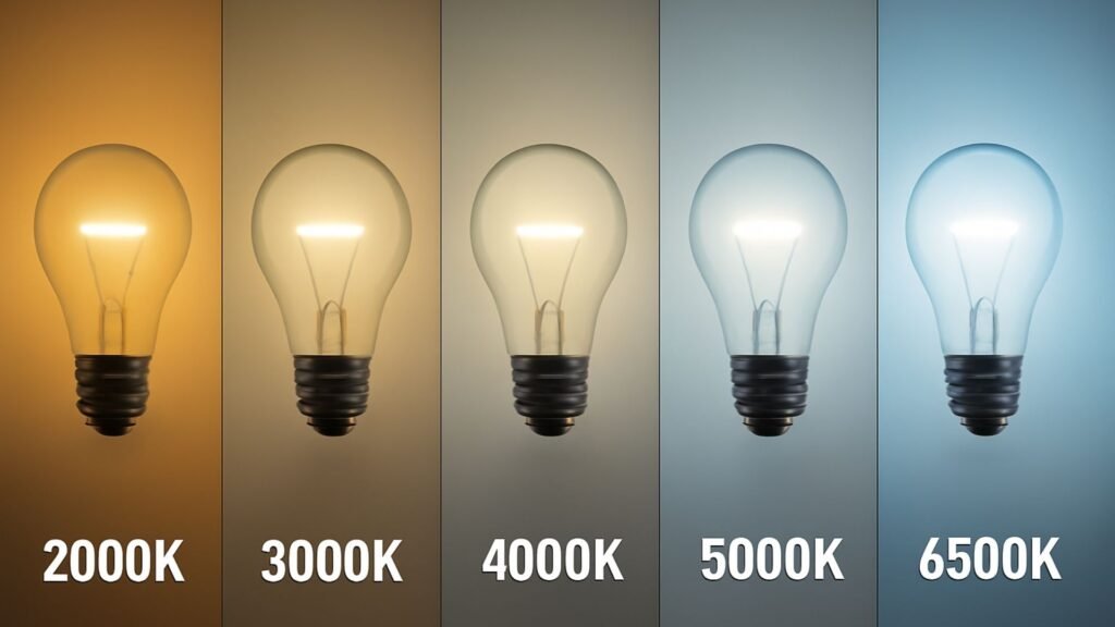 bombillas inteligentes con diferentes tono de luz